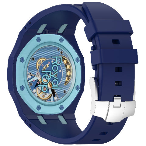 Royal Pop Silicone Rubber Watch Band Conversion Strap For AP Swatch Wristwatch