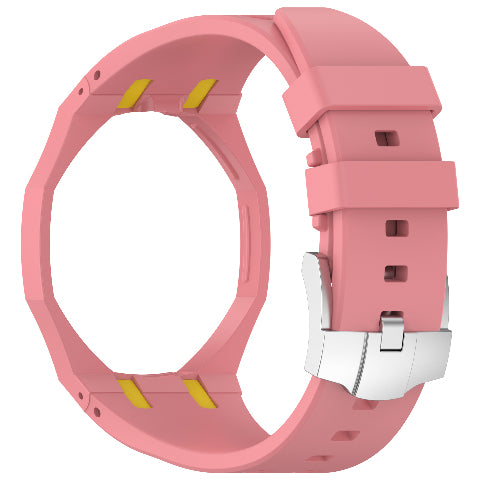 Royal Pop Silicone Rubber Watch Band Conversion Strap For AP Swatch Wristwatch