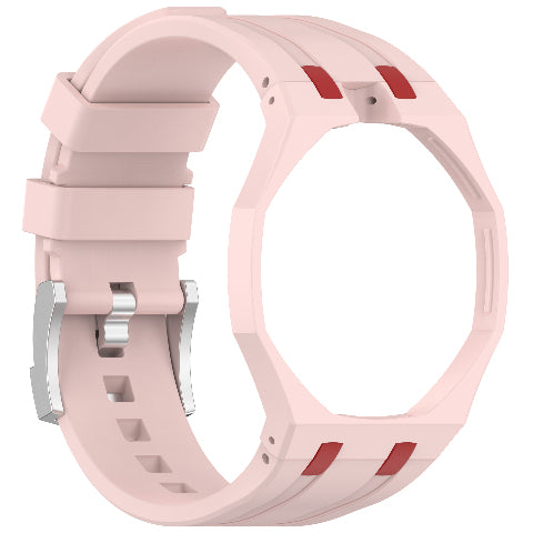 Royal Pop Silicone Rubber Watch Band Conversion Strap For AP Swatch Wristwatch