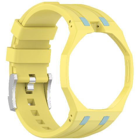 Royal Pop Silicone Rubber Watch Band Conversion Strap For AP Swatch Wristwatch