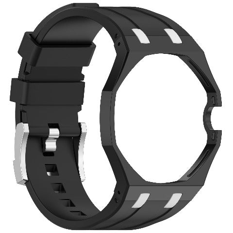 Royal Pop Silicone Rubber Watch Band Conversion Strap For AP Swatch Wristwatch
