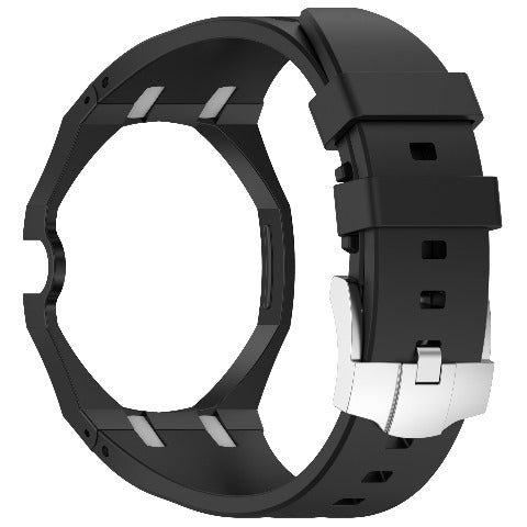 Royal Pop Silicone Rubber Watch Band Conversion Strap For AP Swatch Wristwatch