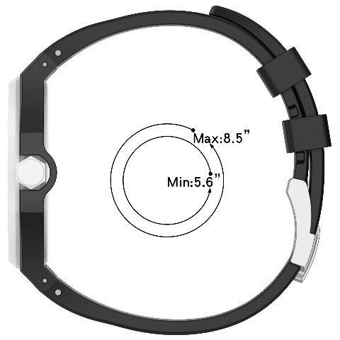 Royal Pop Silicone Rubber Watch Band Conversion Strap For AP Swatch Wristwatch