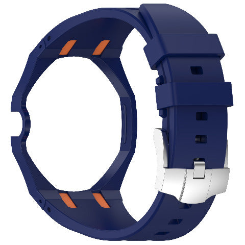 Royal Pop Silicone Rubber Watch Band Conversion Strap For AP Swatch Wristwatch