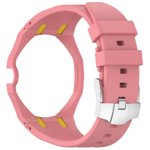 Royal Pop Silicone Rubber Watch Band Conversion Strap For AP Swatch Wristwatch