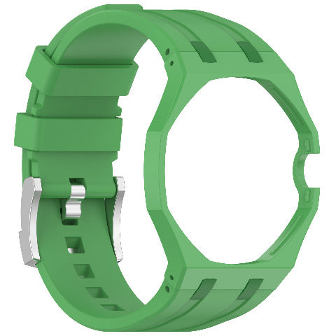 Royal Pop Silicone Rubber Watch Band Conversion Strap For AP Swatch Wristwatch