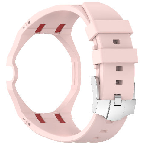 Royal Pop Silicone Rubber Watch Band Conversion Strap For AP Swatch Wristwatch