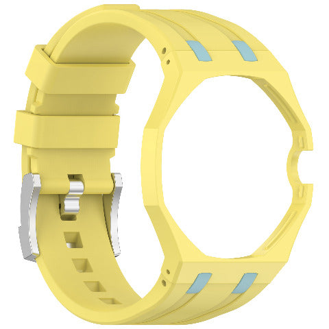 Royal Pop Silicone Rubber Watch Band Conversion Strap For AP Swatch Wristwatch