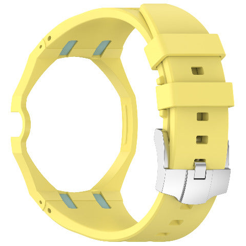 Royal Pop Silicone Rubber Watch Band Conversion Strap For AP Swatch Wristwatch