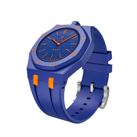 Ceramic Case Silicone Strap Band for Royal Pop AP Swatch Pocket Watch Conversion