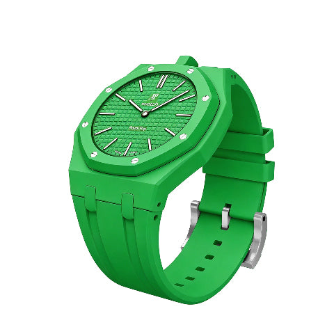 Ceramic Case Silicone Strap Band for Royal Pop AP Swatch Pocket Watch Conversion