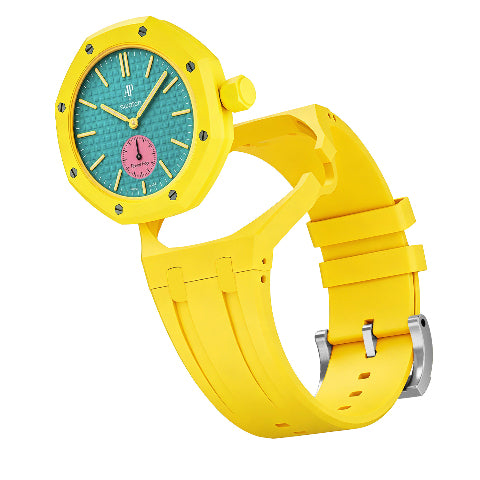 Ceramic Case Silicone Strap Band for Royal Pop AP Swatch Pocket Watch Conversion