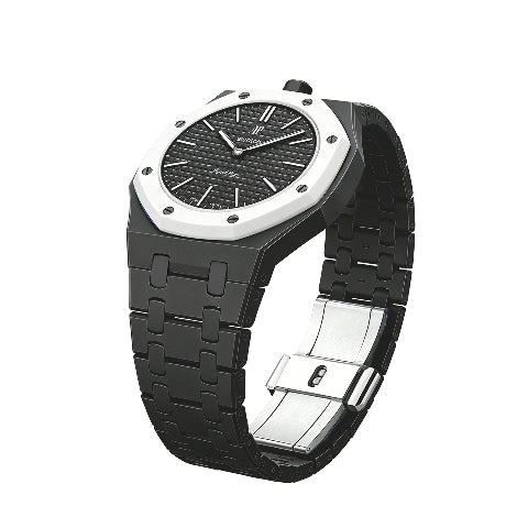 Ceramic Watch Strap Band with Ceramic Case Mod Kit For Swatch X AP Royal Pop