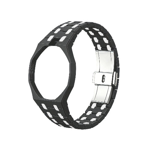 Ceramic Watch Strap Band with Ceramic Case Mod Kit For Swatch X AP Royal Pop