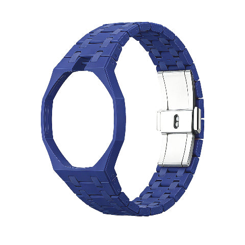 Ceramic Watch Strap Band with Ceramic Case Mod Kit For Swatch X AP Royal Pop