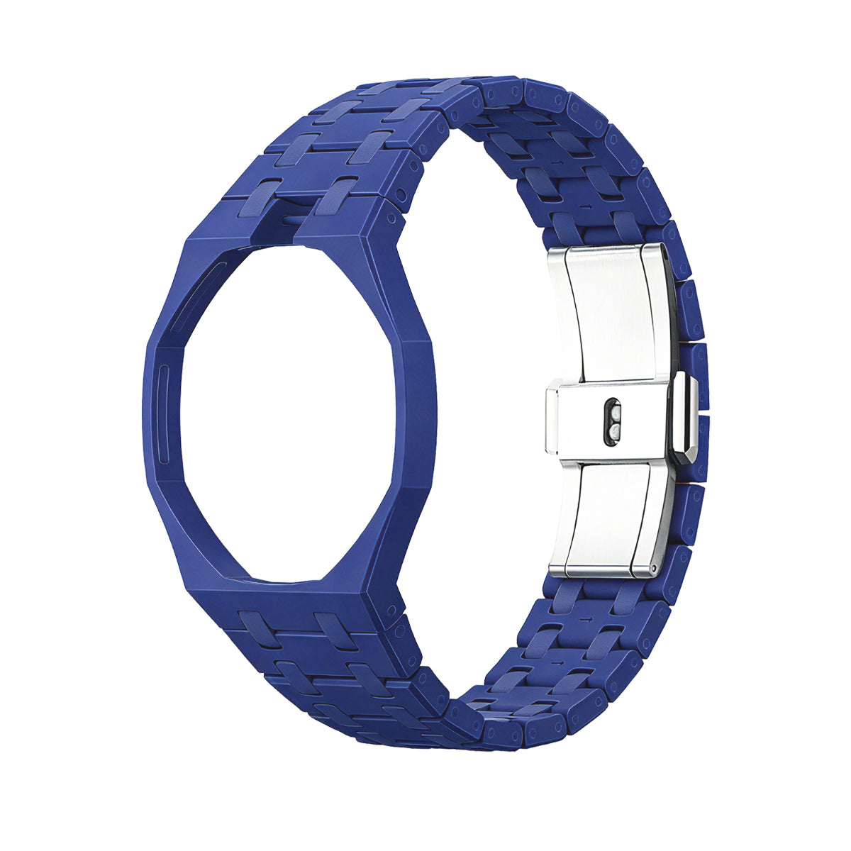 Ceramic Watch Strap Band with Ceramic Case Mod Kit For Swatch X AP Royal Pop, Blue