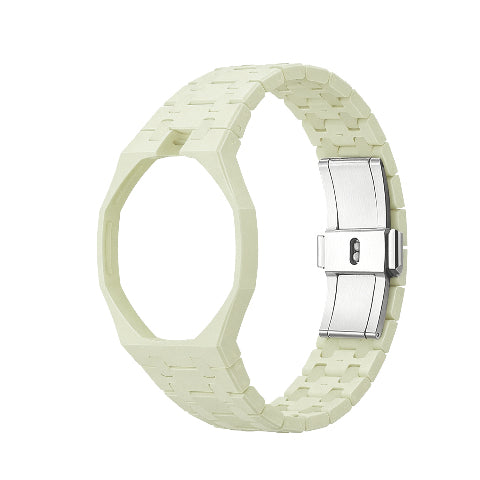 Ceramic Watch Strap Band with Ceramic Case Mod Kit For Swatch X AP Royal Pop
