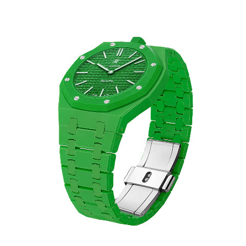 Ceramic Watch Strap Band with Ceramic Case Mod Kit For Swatch X AP Royal Pop
