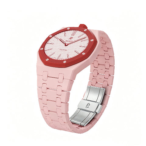 Ceramic Watch Strap Band with Ceramic Case Mod Kit For Swatch X AP Royal Pop