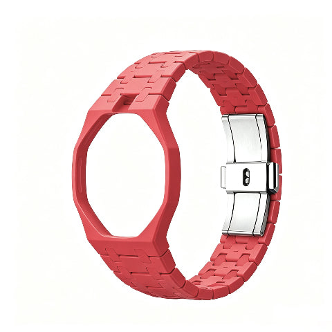 Ceramic Watch Strap Band with Ceramic Case Mod Kit For Swatch X AP Royal Pop