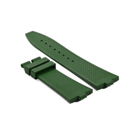 RUBBER WATCH BAND STRAP FOR VACHERON CONSTANTIN 4500 5500 7900 EZ RELEASE GREEN