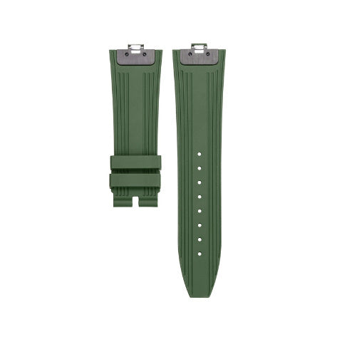 RUBBER WATCH BAND STRAP FOR VACHERON CONSTANTIN 4500 5500 7900 EZ RELEASE GREEN