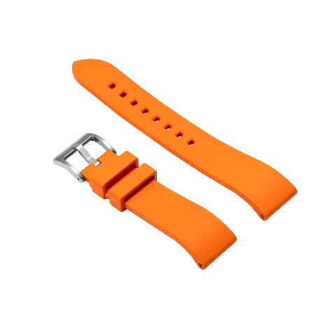 18-19-20-21-22-23-24mm FKM Rubber Quick Release Watch Band Strap For Wrist Watch