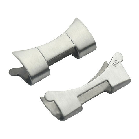 2 OYSTER BAND END PIECE FOR 20MM ROLEX 1675, 16750, 6239, 6241, 5500 STAMPED 50