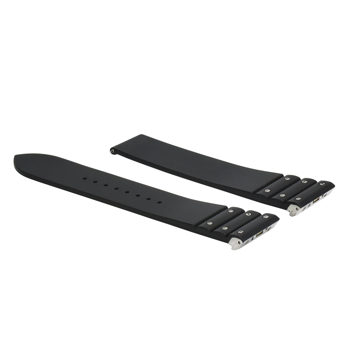 19MM SILICONE RUBBER WATCH STRAP QUICK RELEASE FOR CARTIER SANTOS WSSA0029/61/65, White, view 3