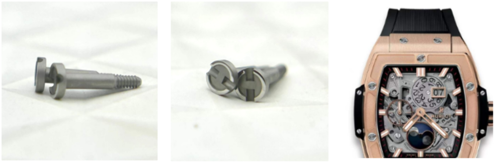 Watch Strap Screw for Hublot Spirit of Big Bang 647/641 42mm Watch 7mm Black