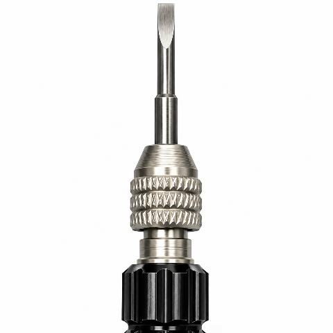 4PC PRECISION SCREWDRIVER SET WITH BLADES PH00, 000, SL1.5, 2.0 FOR WATCH REPAIR