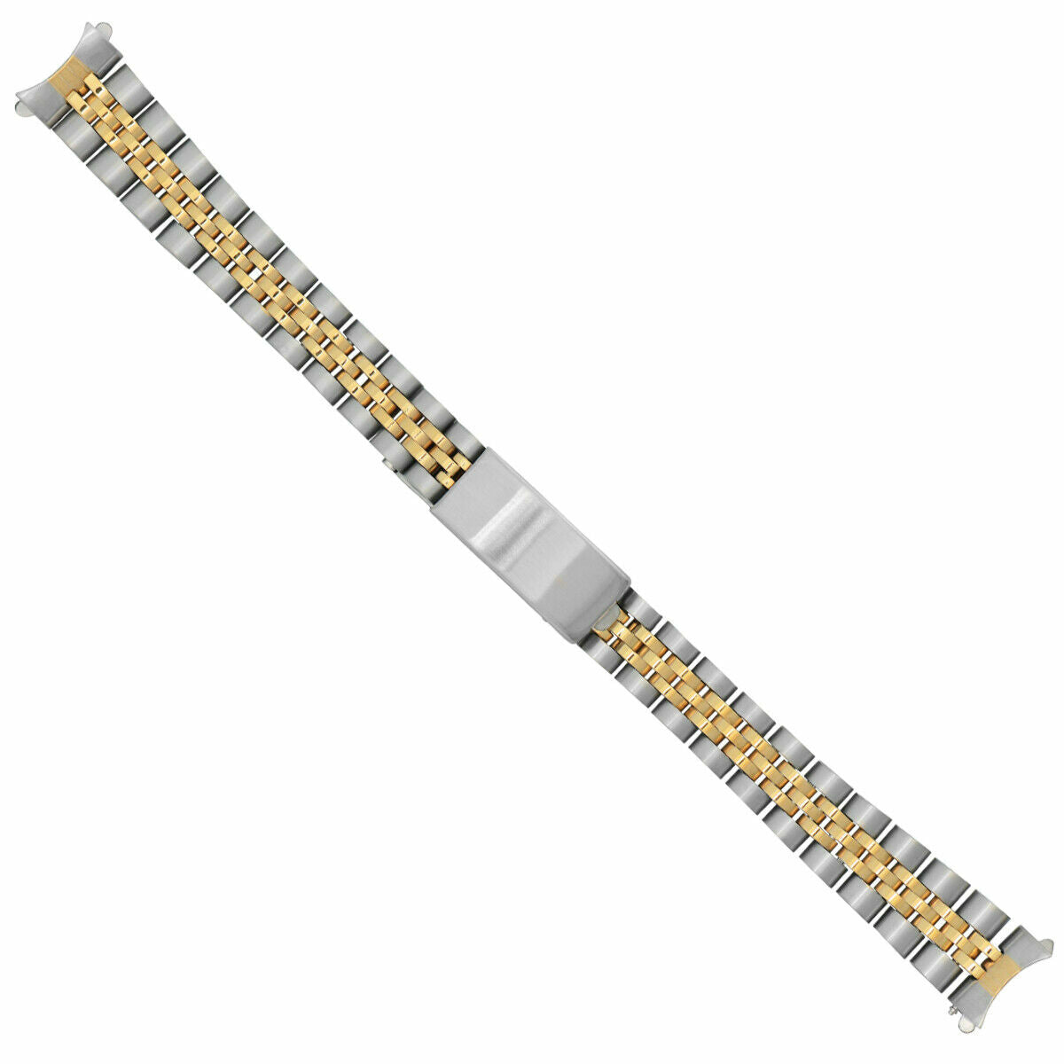 JUBILEE WATCH BAND LADY  FOR 26MM ROLEX DATE DATEJUST 13MM LUGS TWO TONE HEAVY