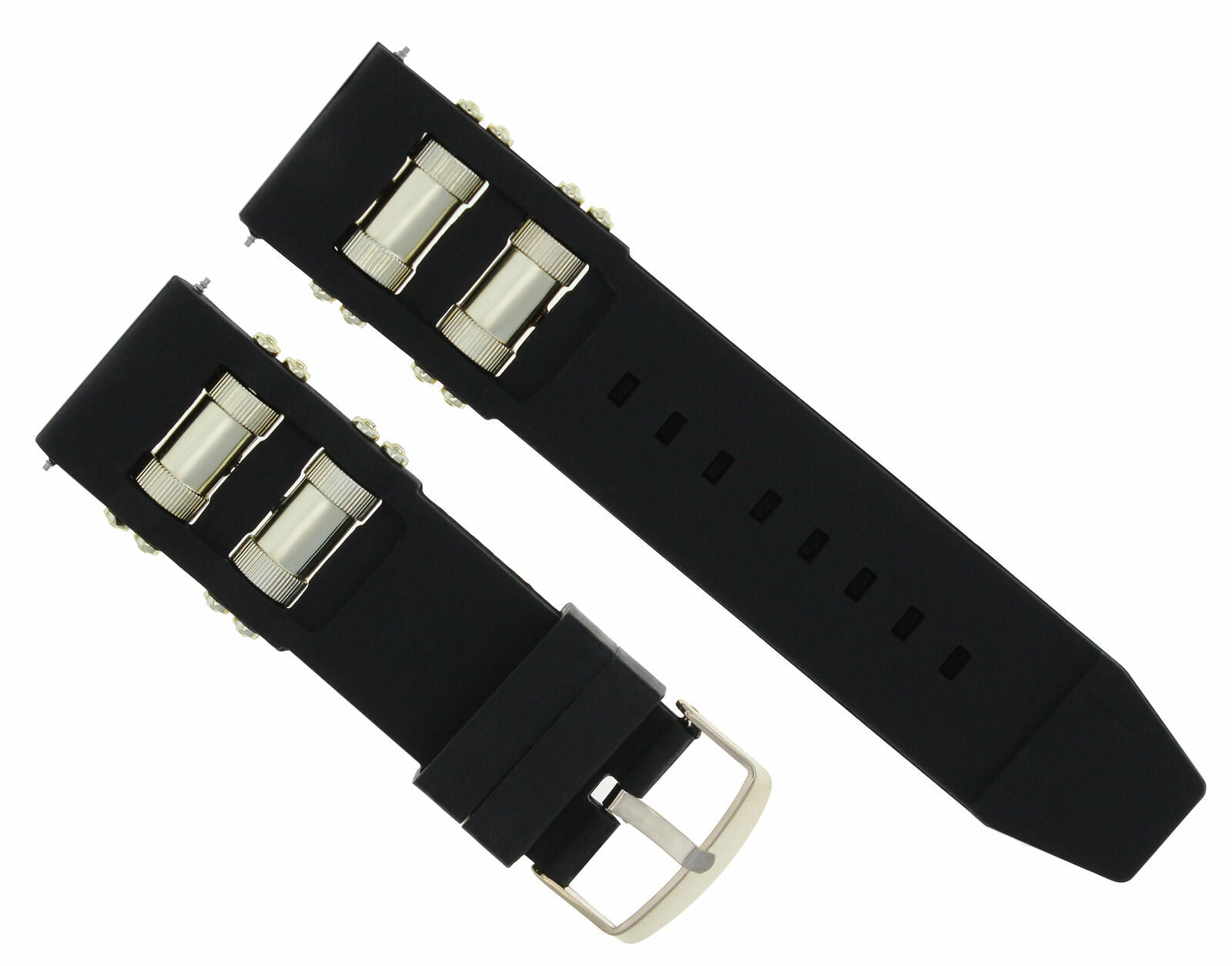 26MM RUBBER WATCH BAND STRAP FOR INVICTA RUSSIAN 1201 1805 1845 1436 11339 GOLD