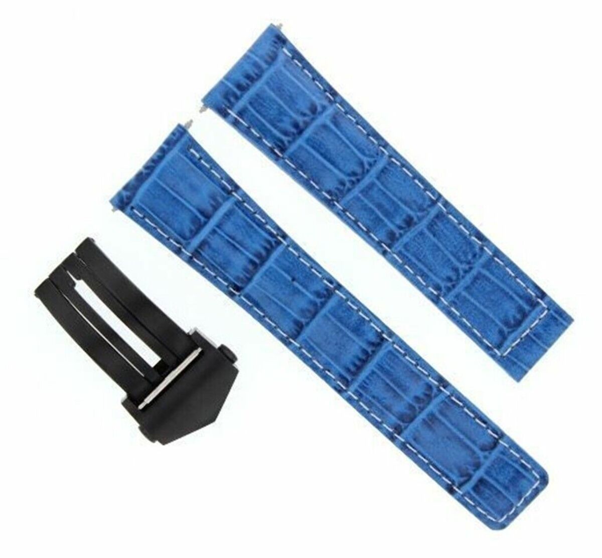 19-20-21-22MM LEATHER WATCH BAND STRAP FOR TAG HEUER CARRERA DEPLOYMENT CLASP