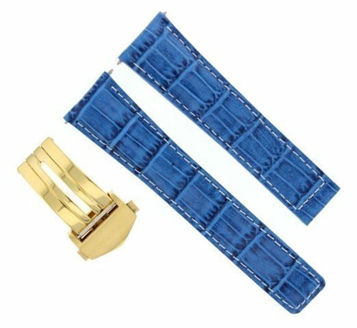 19-20-21-22MM LEATHER WATCH BAND STRAP FOR TAG HEUER CARRERA DEPLOYMENT CLASP