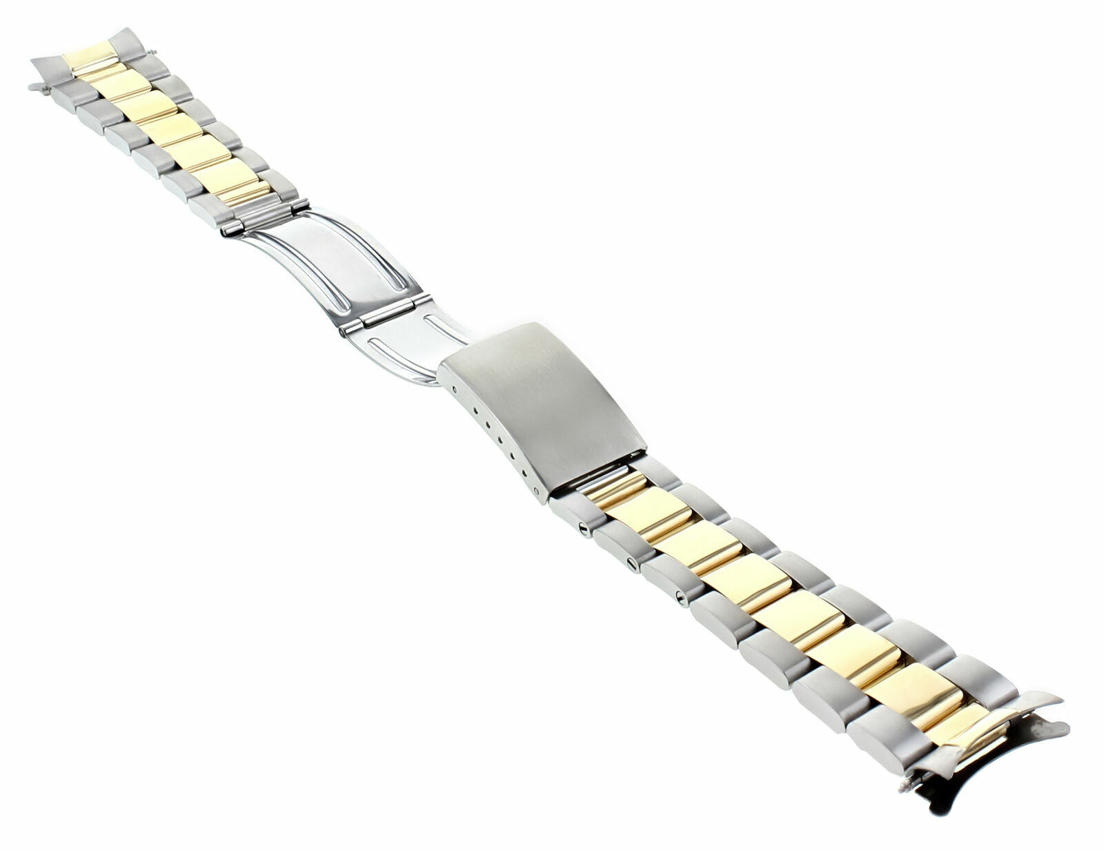 20MM TWO TONE REAL GOLD OYSTER WATCH BAND STRAP FOR ROLEX 36MM DATEJUST