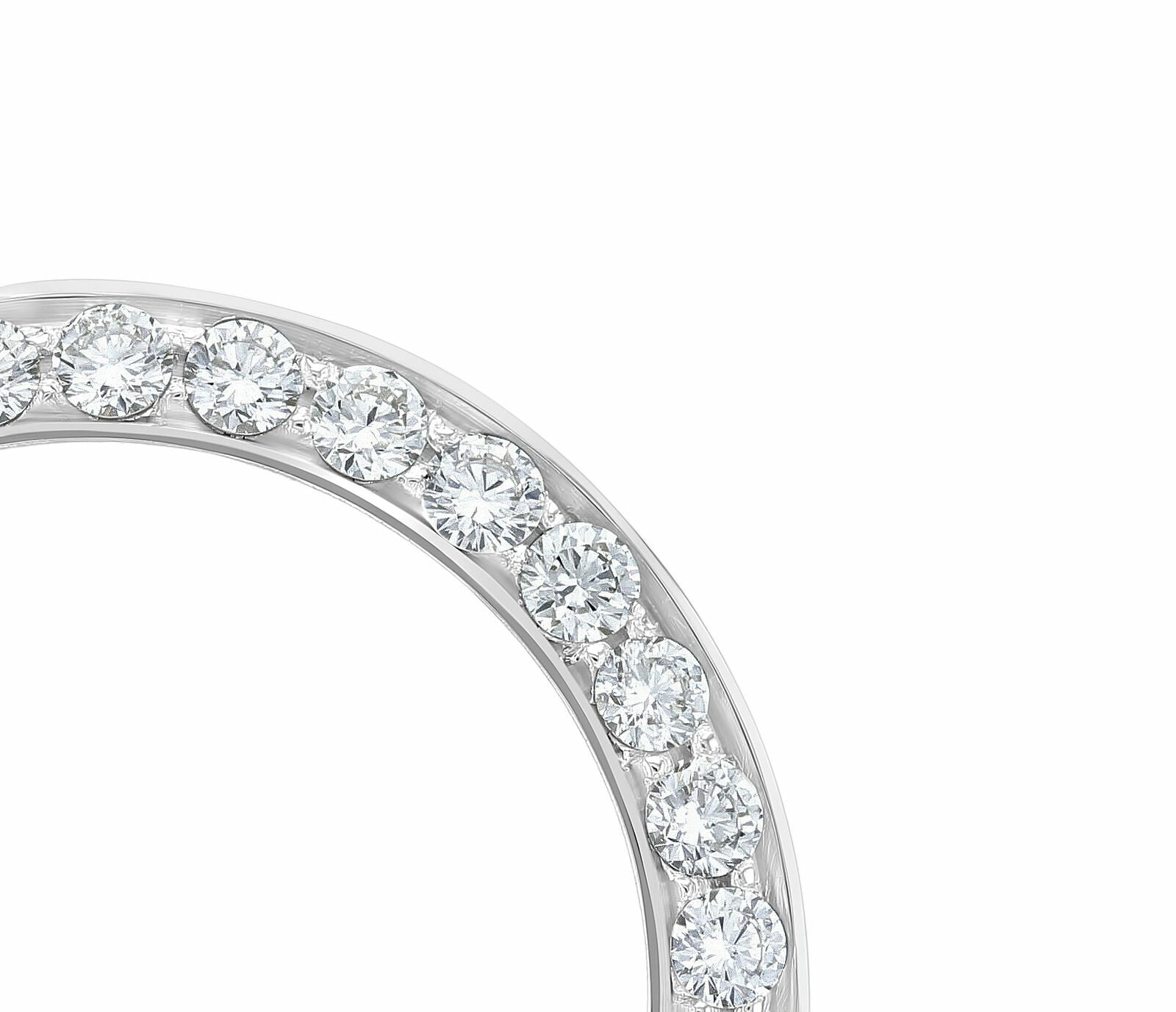 3CT PAVE BEAD NATURAL DIAMOND BEZEL 18KW ROLEX DATEJUST 2 218239 218349 218399