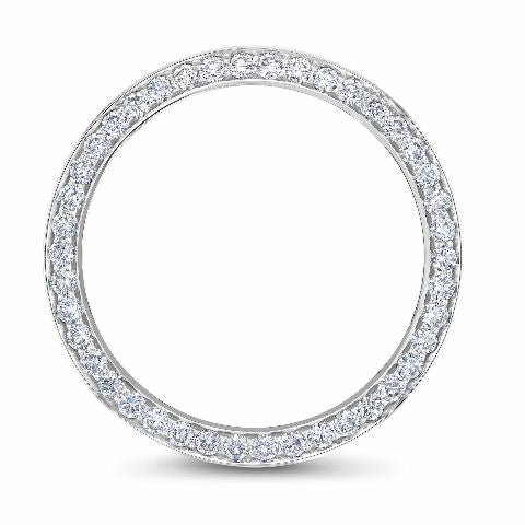 3CT DIAMOND BEZEL 18KW FOR ROLEX DAY DATE 2 41MM 218239, 218349, 218399, 218206