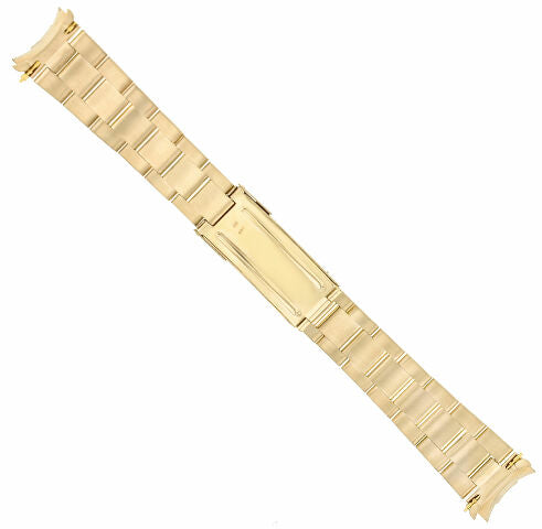 20MM 18K YELLOW GOLD OYSTER WATCH BAND FOR ROLEX SUBMARINER 16618, 16808, 16628