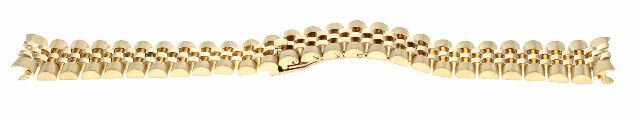 20MM 18K YELLOW GOLD JUBILEE WATCH BAND FOR ROLEX 36MM DAY DATE PRESIDENT