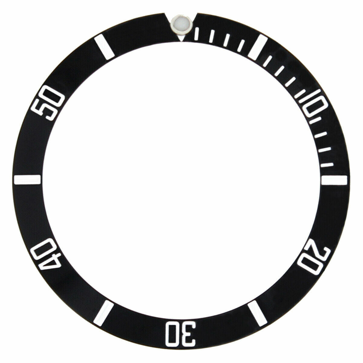 REPLACEMENT SUBMARINER BEZEL INSERT FOR ROLEX SAPPHIRE SUB BLACK 16618, 16808