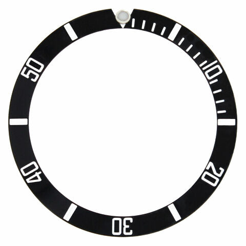 REPLACEMENT SUBMARINER BEZEL INSERT FOR ROLEX SAPPHIRE SUB BLACK 16613, 16803