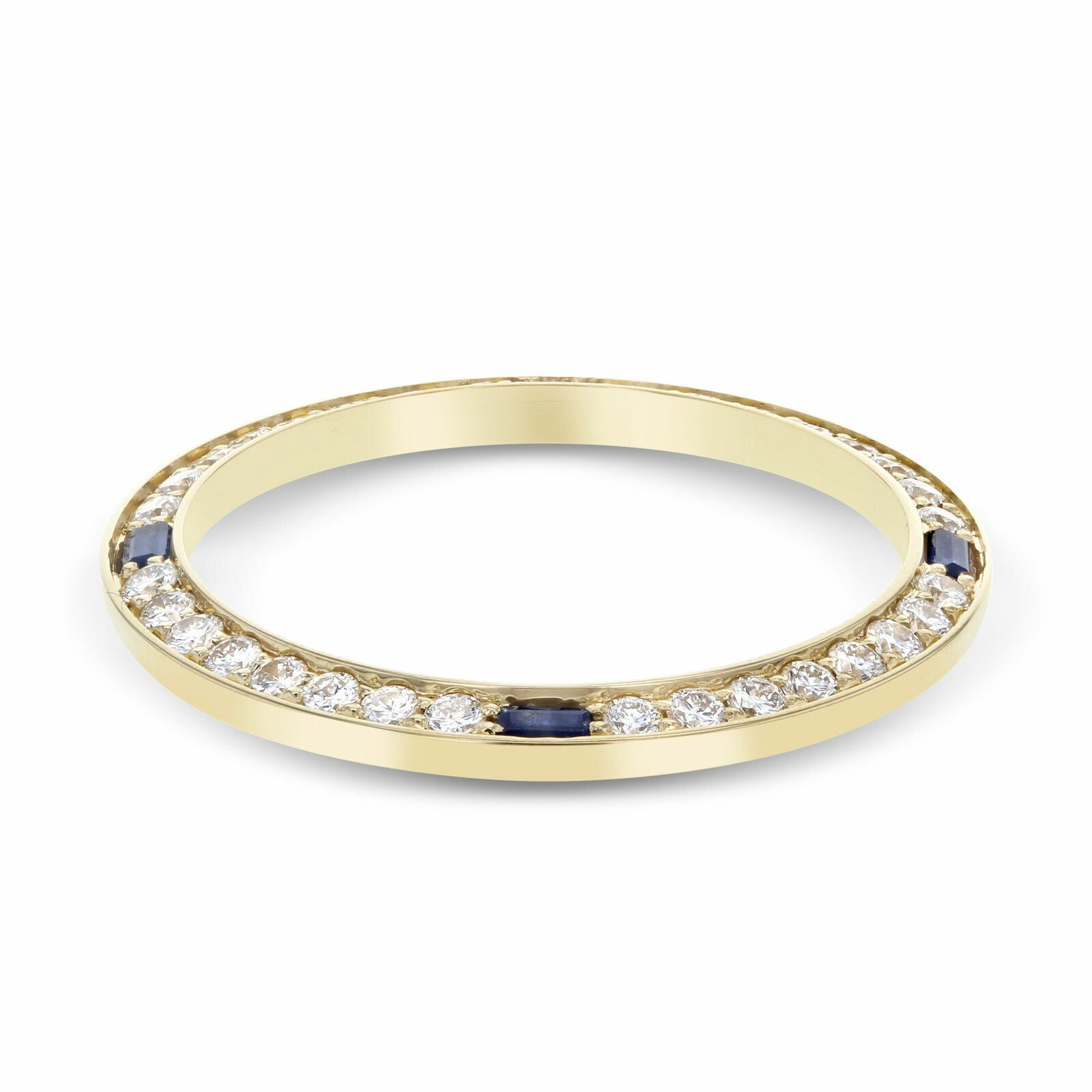 1CT BEAD SET NATURAL DIAMOND BEZEL 18KY FOR ROLEX DATEJUST 69178 69278 69198