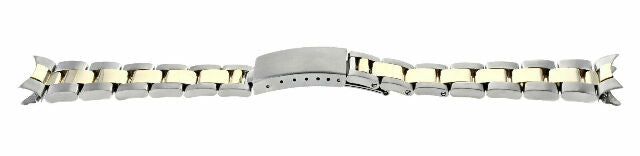 19MM 18K/SS TWO TONE OYSTER WATCH BAND FOR ROLEX DATE 15053, 15203, 15223, 15233