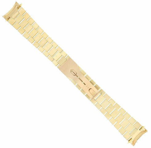 MENS 18K YELLOW GOLD PRESIDENT BAND FOR ROLEX PRESIDENT DAY DATE CENTER BARK