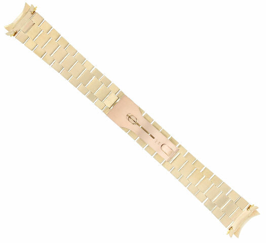 19MM 14K YELLOW GOLD PRESIDENT WATCH BAND FOR ROLEX 34MM DATE 15037, 15038, 1523
