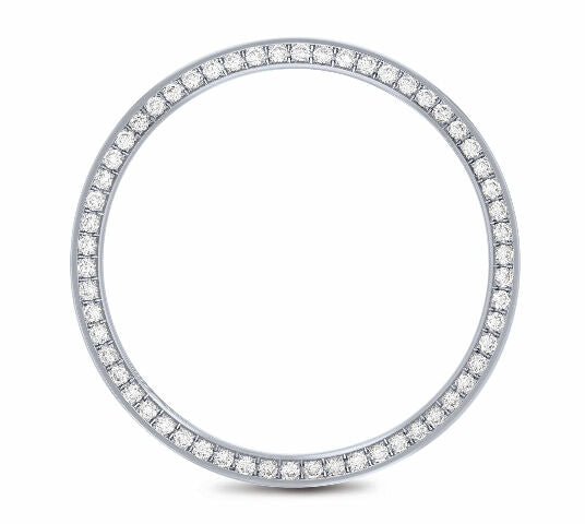 STEEL DIAMOND BEZEL FOR DATEJUST ROLEX 16000, 16014, 16030, 16200, 16220, 16234