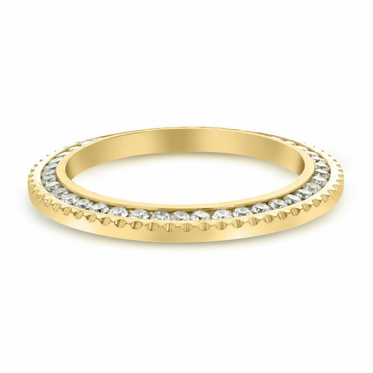 CHANNEL NATURAL DIAMOND BEZEL 18KY ROLEX GMT MASTER 2 16713 16718 116713 116718