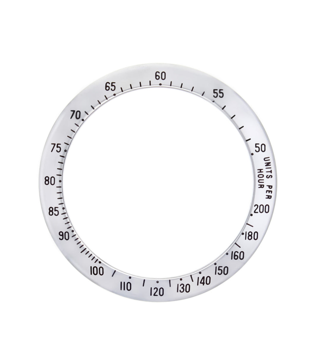 BEZEL INSERT FOR ROLEX DAYTONA WATCH STAINLESS STEEL 250 UNIT PER HOUR 116520