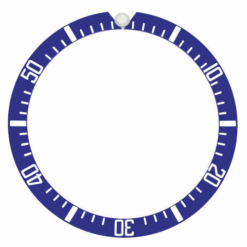 MILITARY SUBMARINER BEZEL INSERT FOR ROLEX PLASTIC BLUE 1680, 5512, 5513, 5517